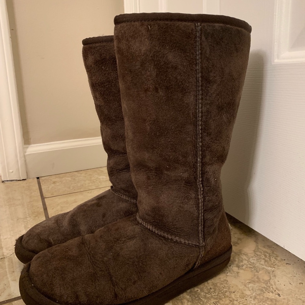 Ugg Classic Tall Boot In Chocolate, Size W6 - image 2